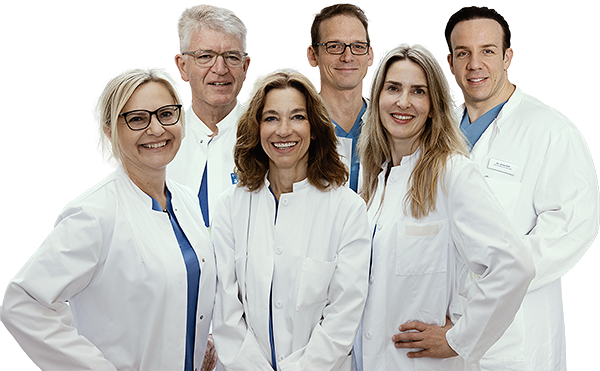 Gruppenfoto des Fachärzte-Teams