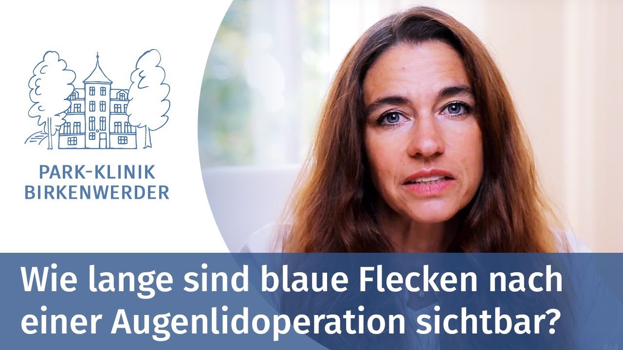 Vorschaubild: Wie lange sind blaue Flecken nach einer Augenlidoperation sichtbar?
